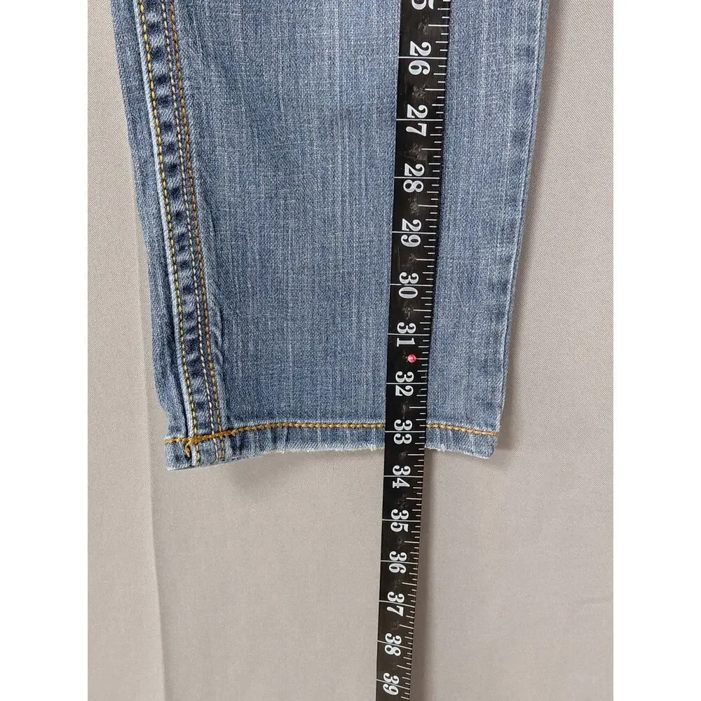 Aeropostale Original Quality Blue Denim Straight Leg Jeans Women Size 5/6